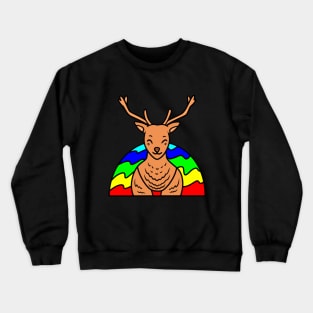 Cute sika deer Crewneck Sweatshirt